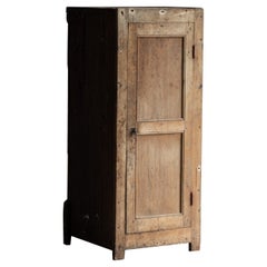 Antique Rustic Folk Art Cabinet, France, 19th Century