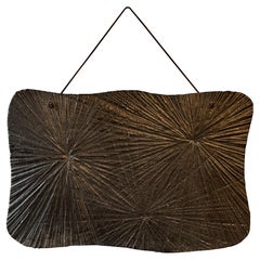 Ceramic Wall Hanging Sculpture in the manner of Robert Maxwell
