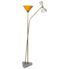 Vintage Mid-Century Three Lights Floor Lamp 1