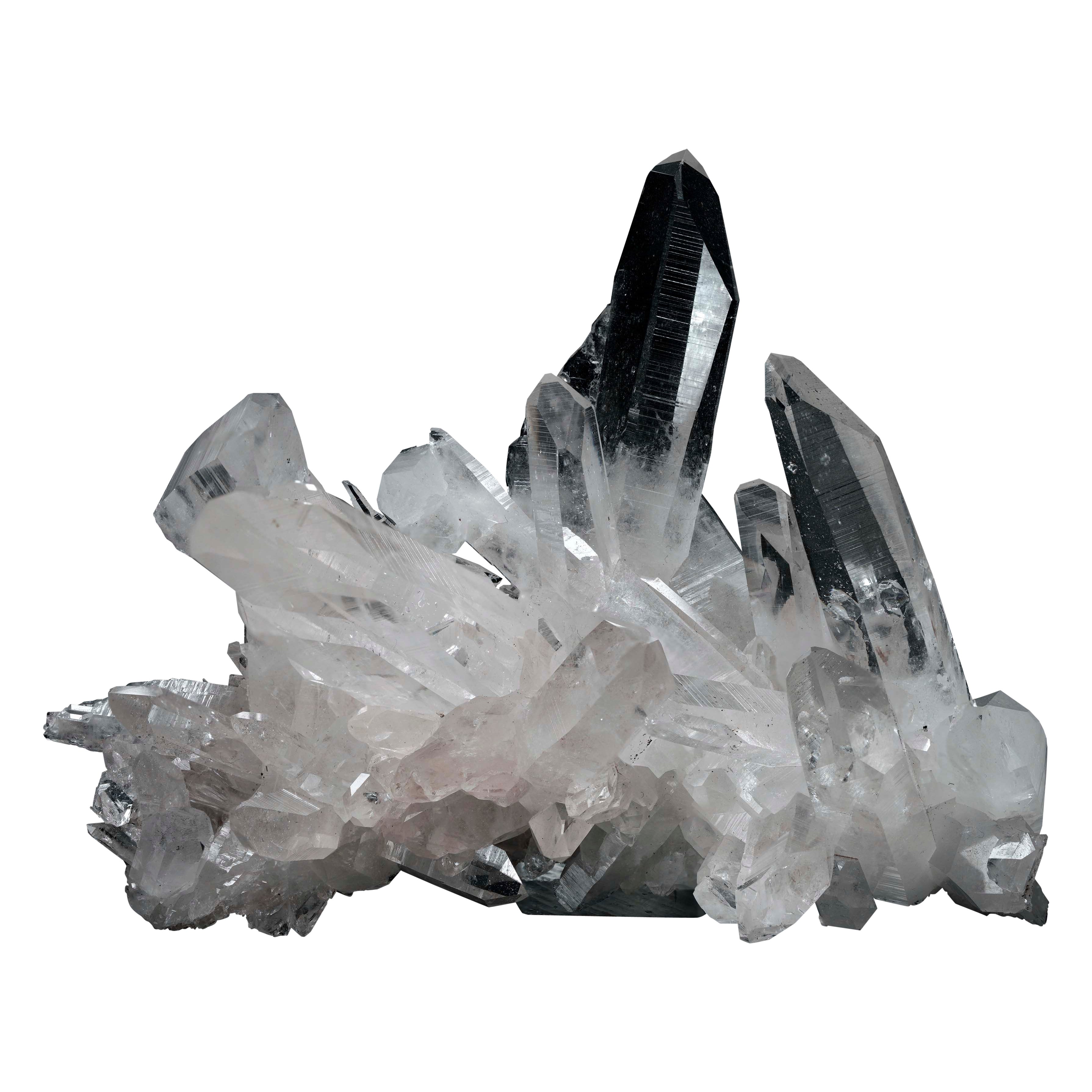 Clear Quartz with Pink Dumortierite Inclusions - 266g