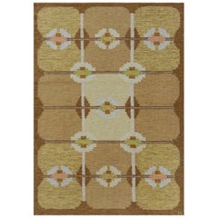 Doris Leslie Blau Vintage Swedish Flat Weave Rug by Ingegerd Silow