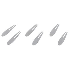Nedda El-Asmar, Gense. 'Appetize' six hors doeuvre forks. Stainless steel