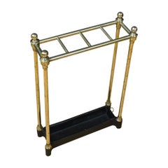 Victorian Brass Umbrella Stand