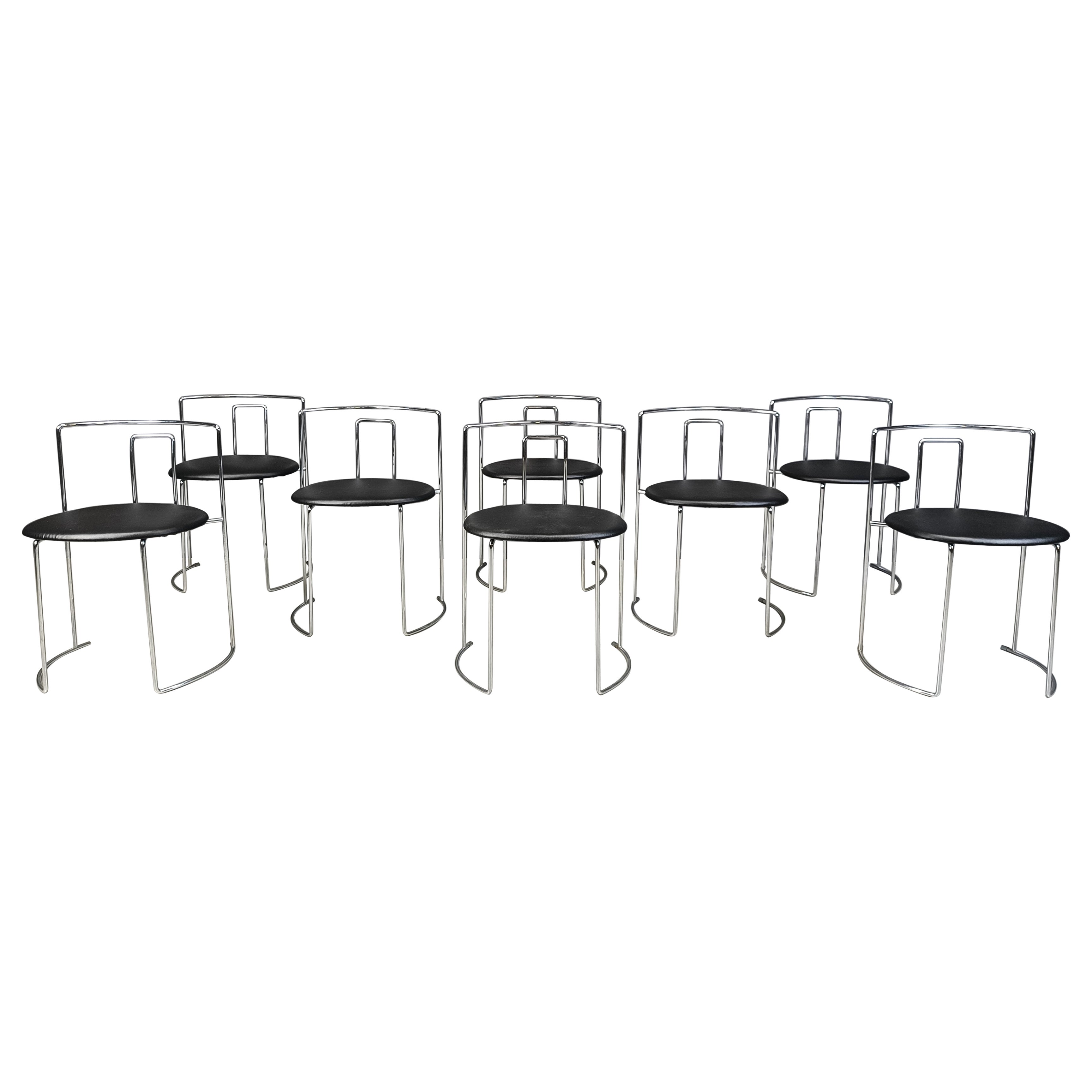 Set of 8 Gaja chairs by Kazuhide Takahama for Studio Simon, 1980s