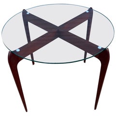 Dänischer Teakholz-Cocktail-Tisch im Stil von Fritz hansen