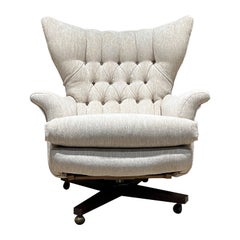 1962 Sublime G Plan 6250 James Bond Klapp- und Drehsessel und Drehsessel restauriert
