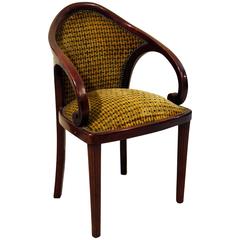 Thonet Art Nouveau Vienna Armchair_1 Model 6545 Attributed to Otto Prutscher Antique Thonet Art Nouveau Vienna Armchair_1 Model 6545 Attributed to Otto Prutscher
