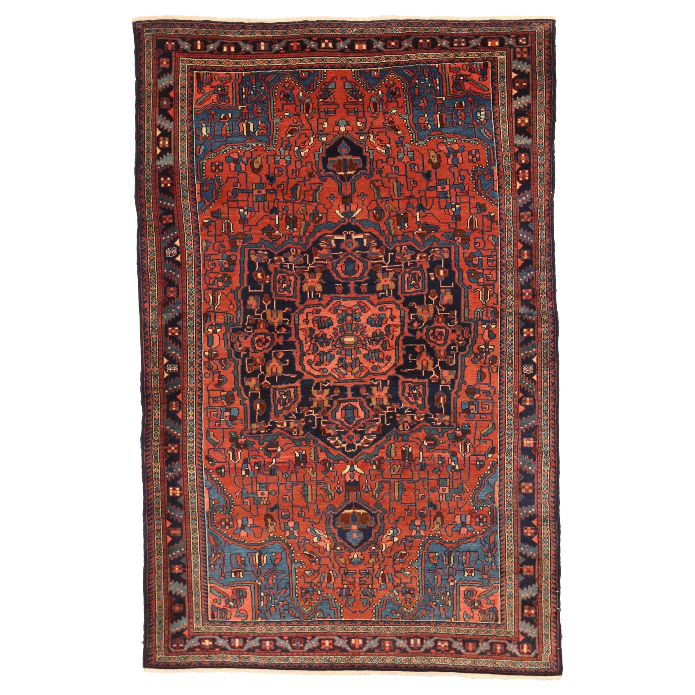 Persian Hamadan Area Rugs - 11068