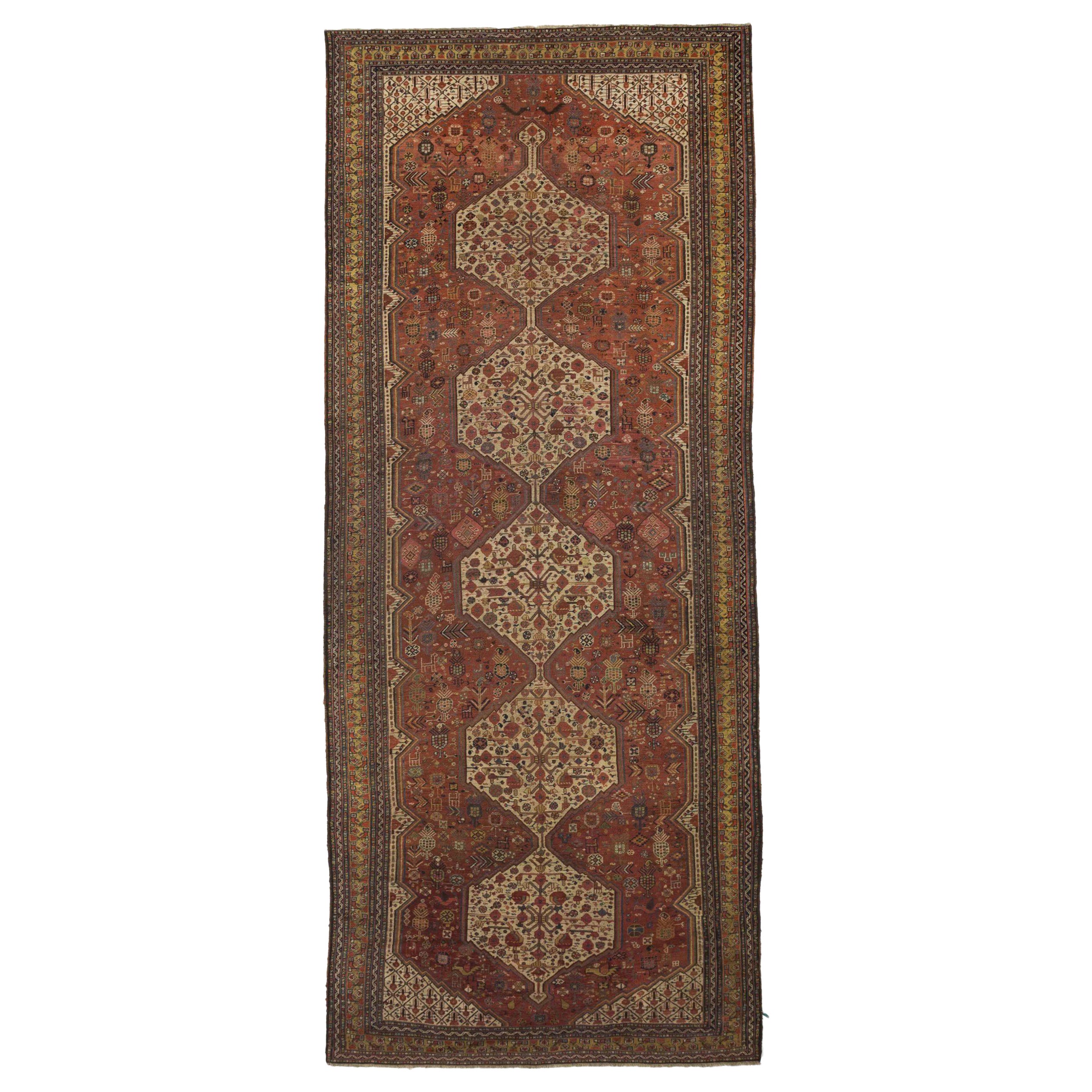 Tappeti persiani Shiraz Circa 1880 - 10737