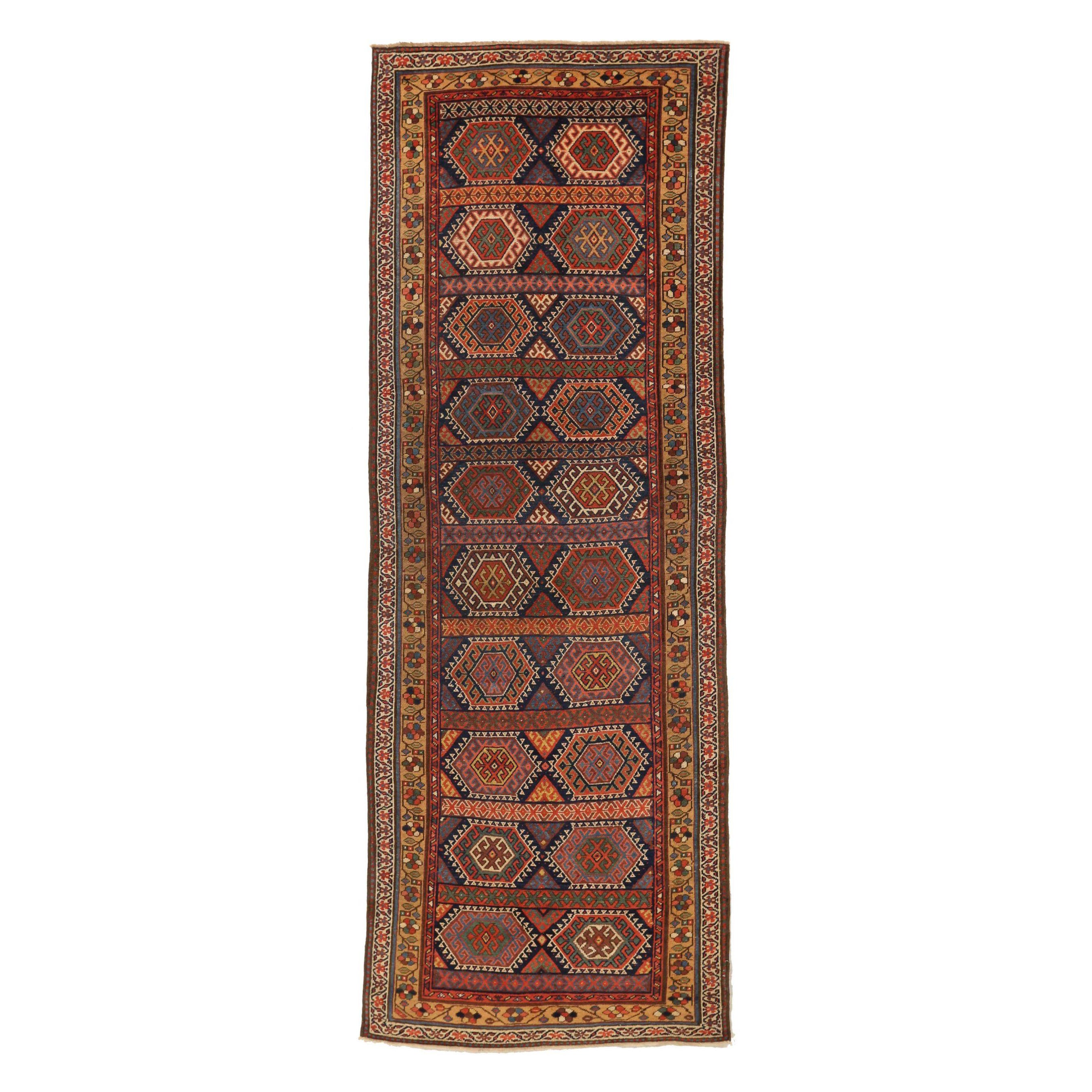 Persian Bijar Runner Rug - 10755