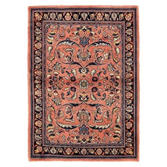 Persian Sarouk Area Rugs Circa 1990 - 10835