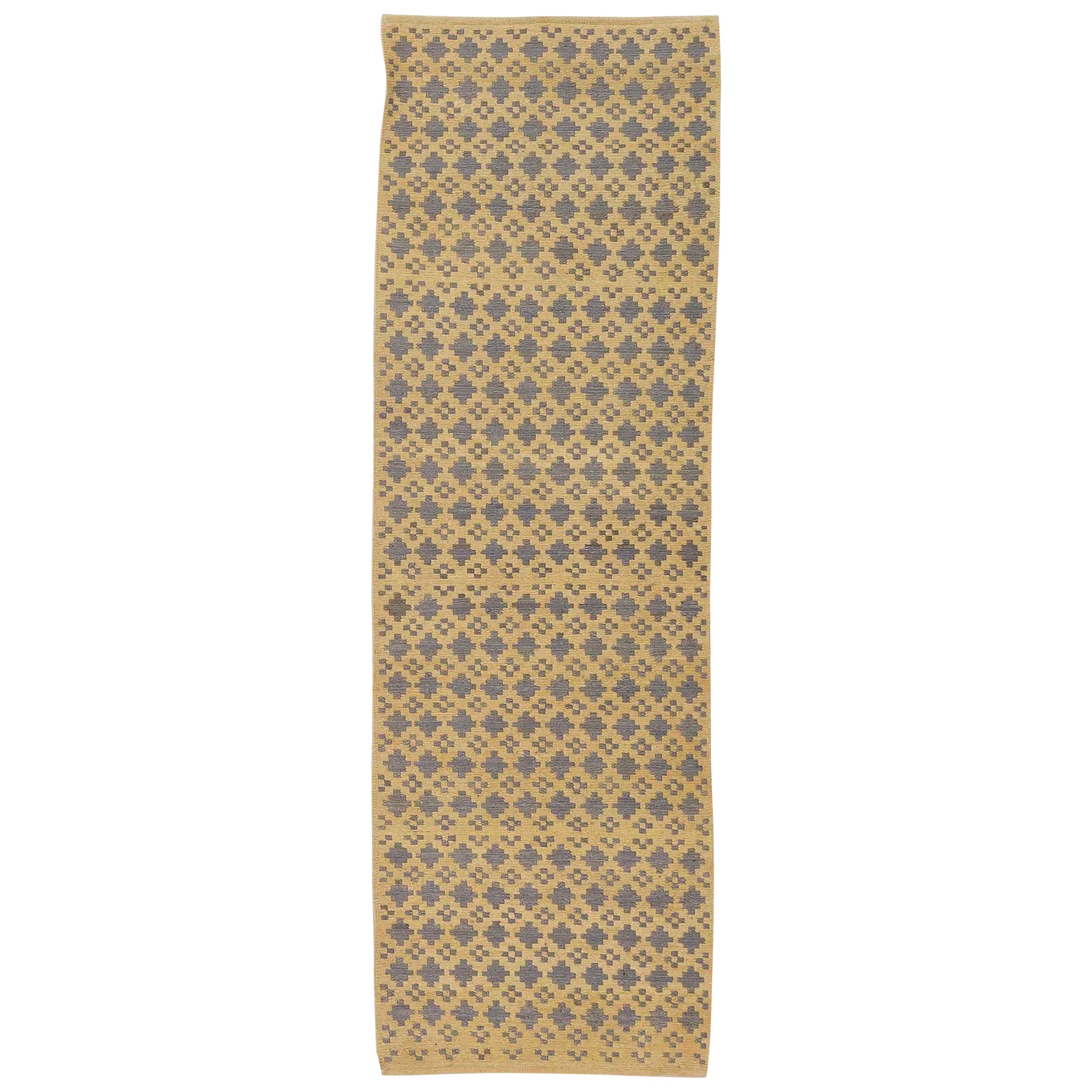 Tappeto Runner a trama piatta, circa 1990 - 13788 in vendita