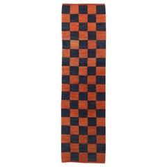 Tappeto Runner a trama piatta, circa 1990 - 13791