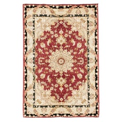 Persian Tabriz Area Rugs Circa 1990 - 11201