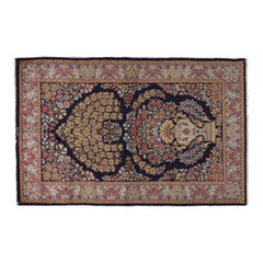 Persian Kerman Area Rugs Circa 1990 - 11011