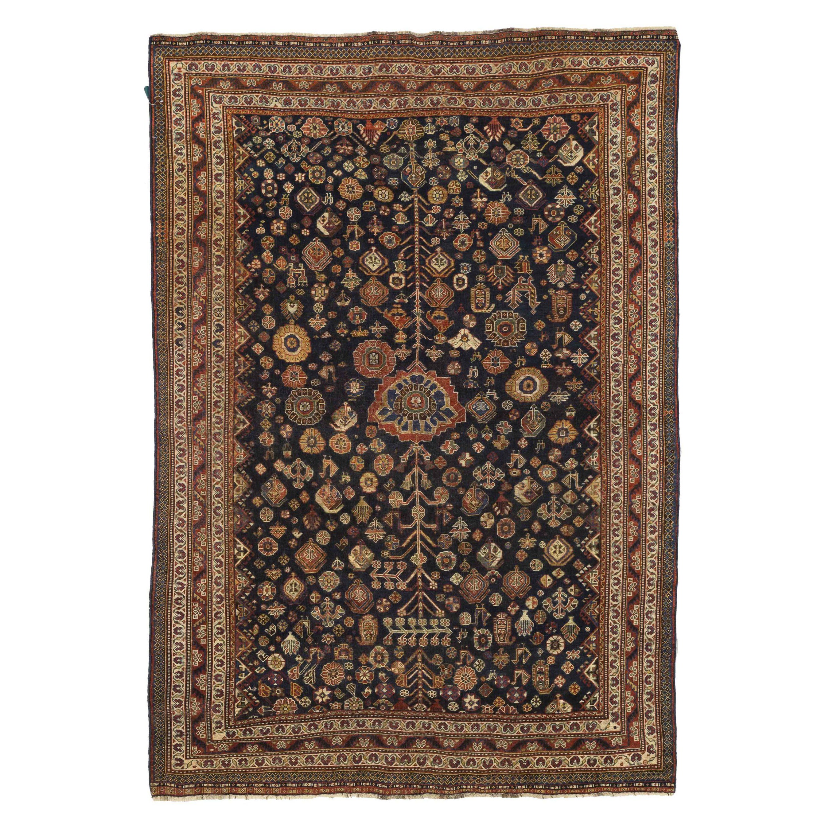 Persian Shiraz Area Rugs - 11020