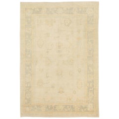 Oushak Area Rugs Circa 1990 - 12323