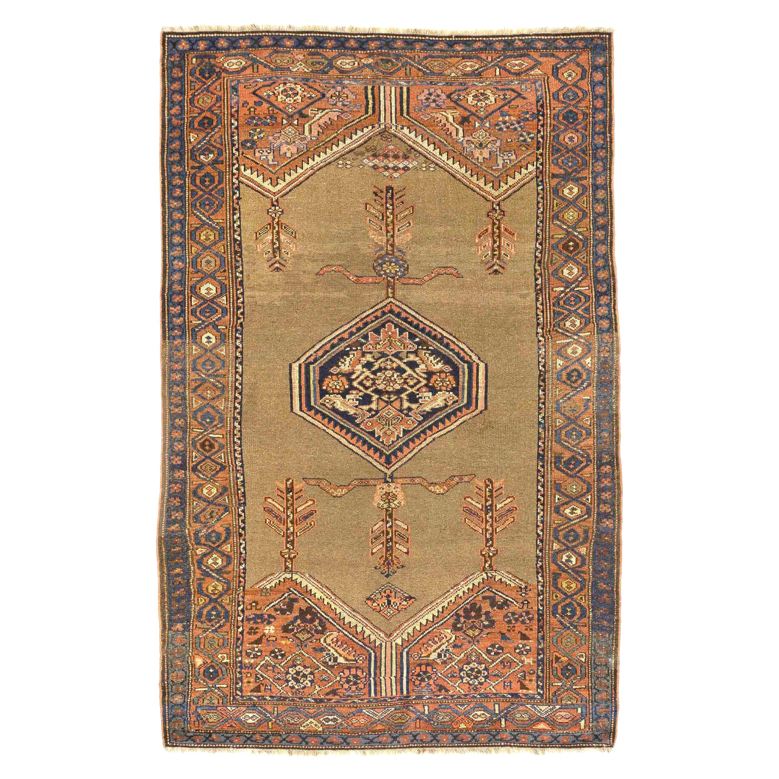 Persian Kurdish Area Rugs - 10863