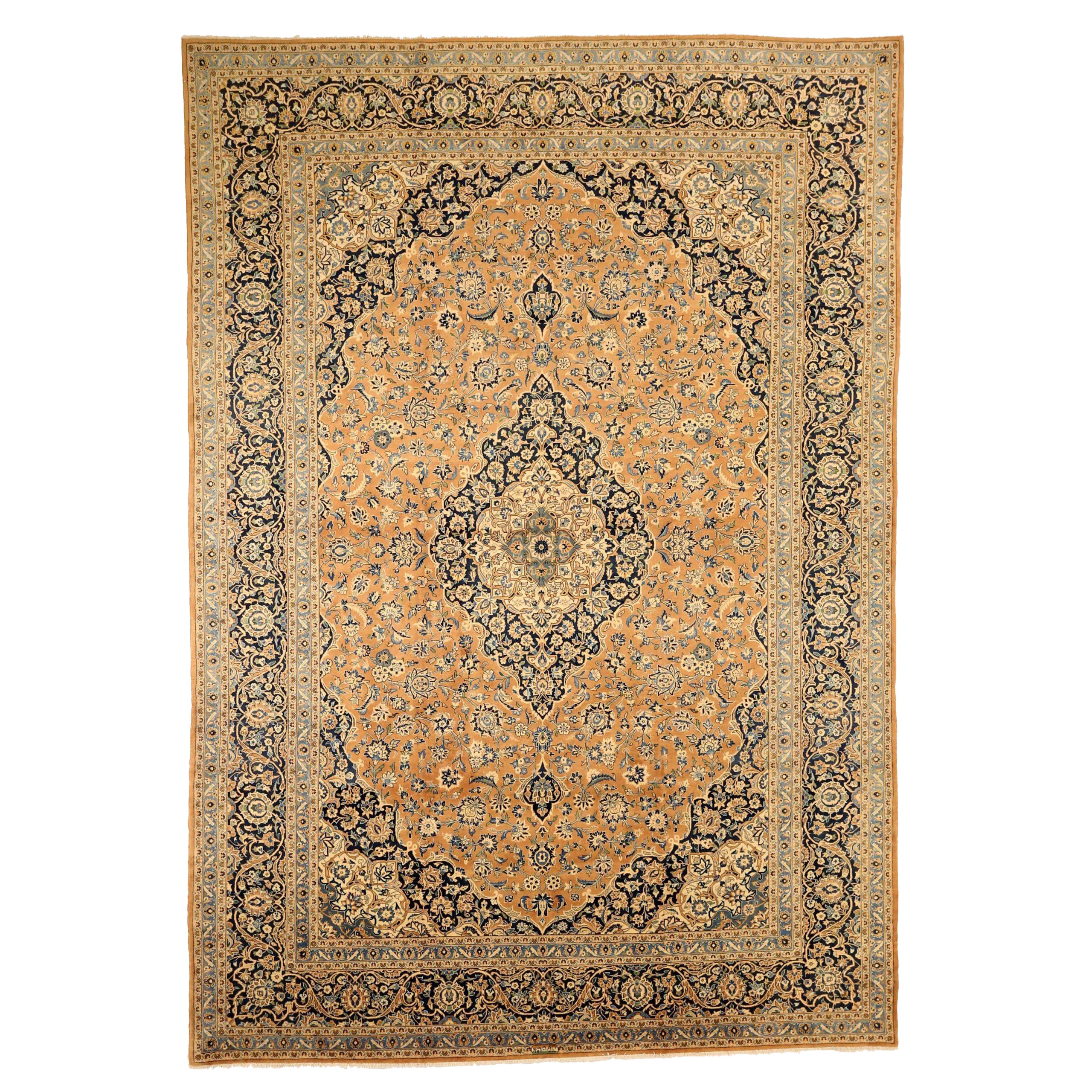 Persian Kashan Area Rugs - 10954