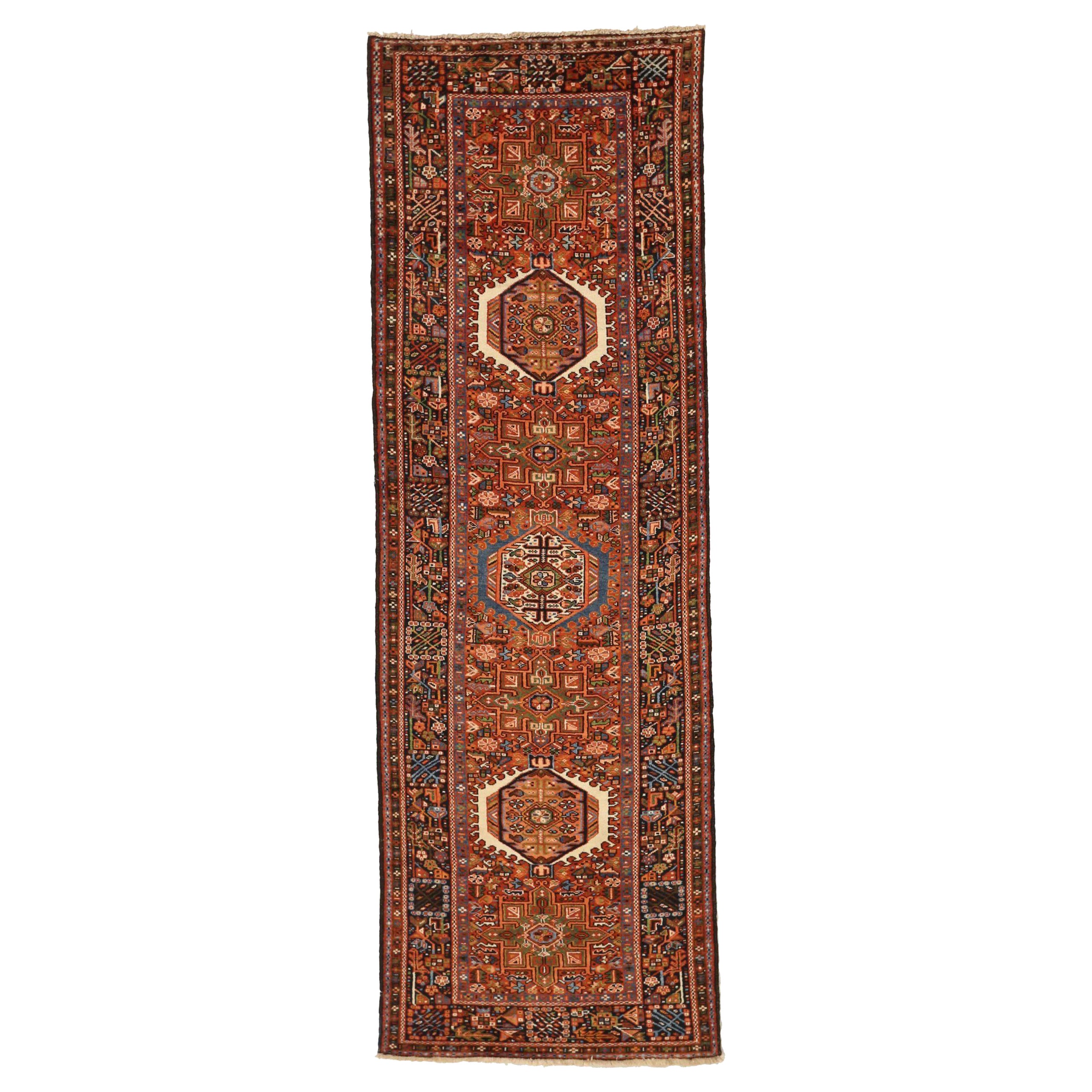 Tapis de couloir persan Heriz - 11037 en vente