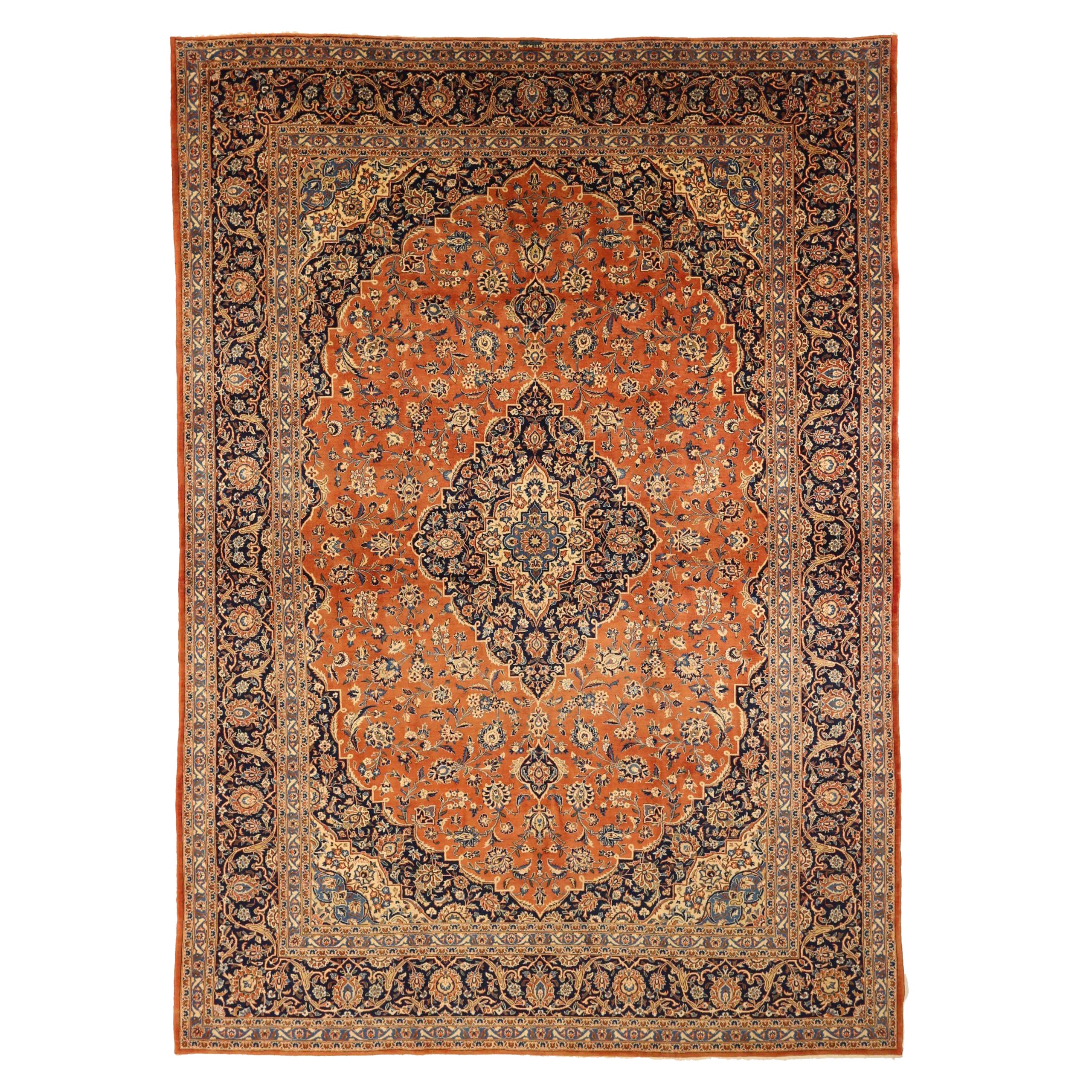 Persian Kashan Area Rugs - 12077