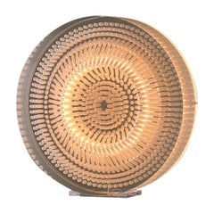 Escultura de luz de metacrilato "Ruota Luminiosa" de Ugo La Pietra