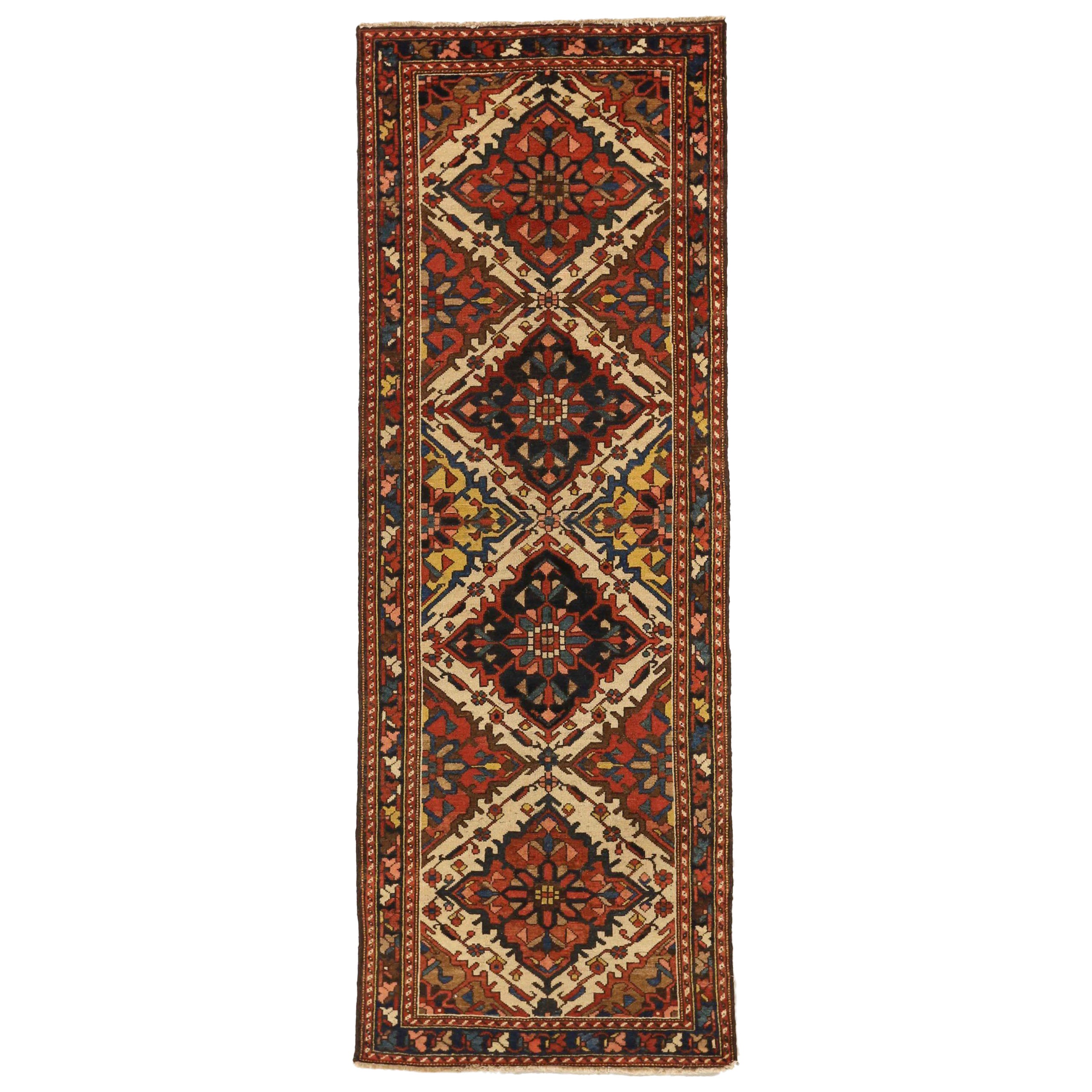 Persischer Bakhtiari-Läufer - 10931 im Angebot