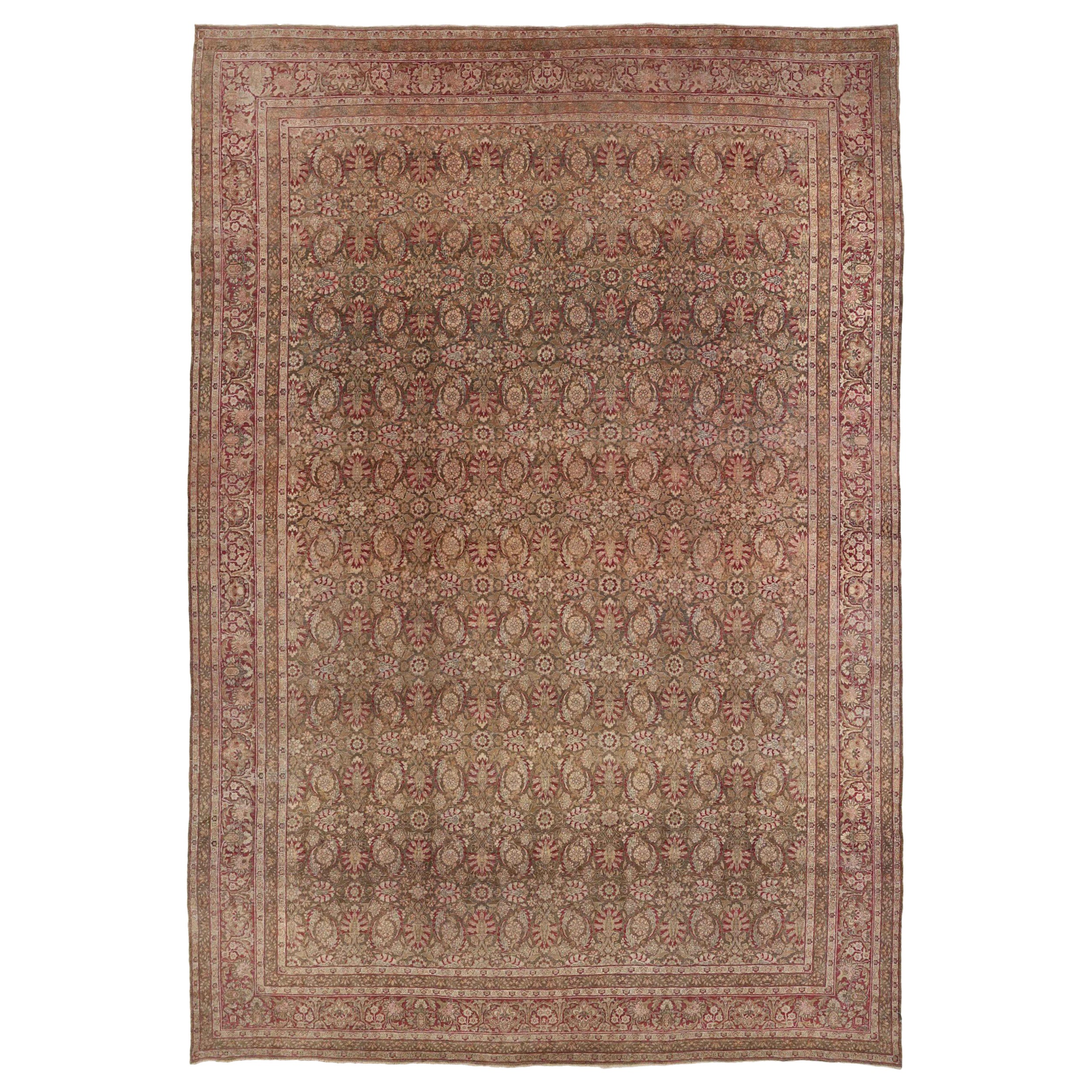 Tappeti persiani dell'area di Yazd del 1880 circa - Design - 11721