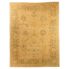 Oushak Area Rugs Circa 1990 - 12891