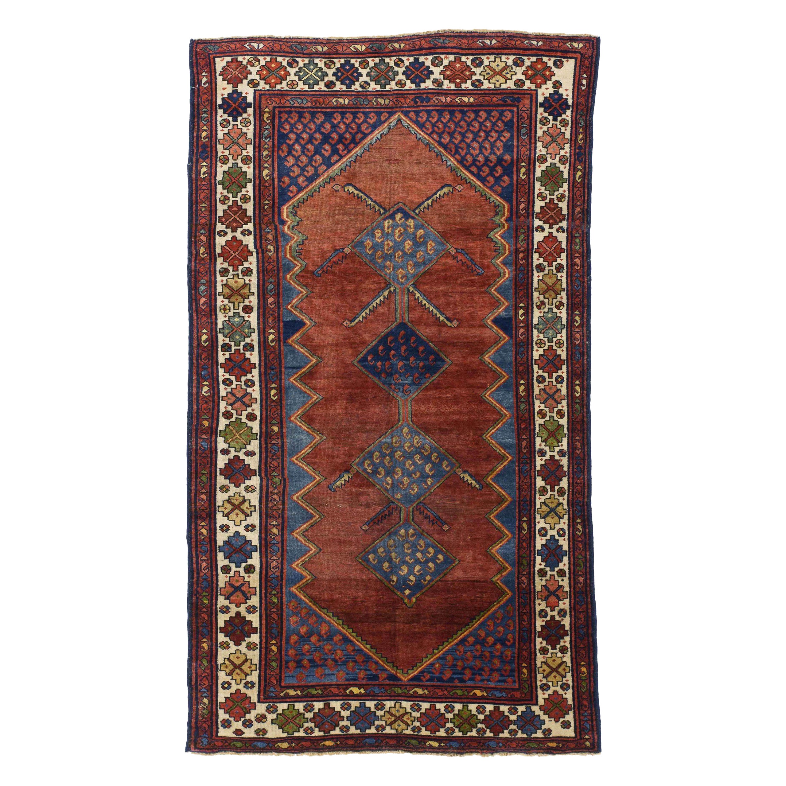 Persian Hamadan Area Rugs - 11153 For Sale