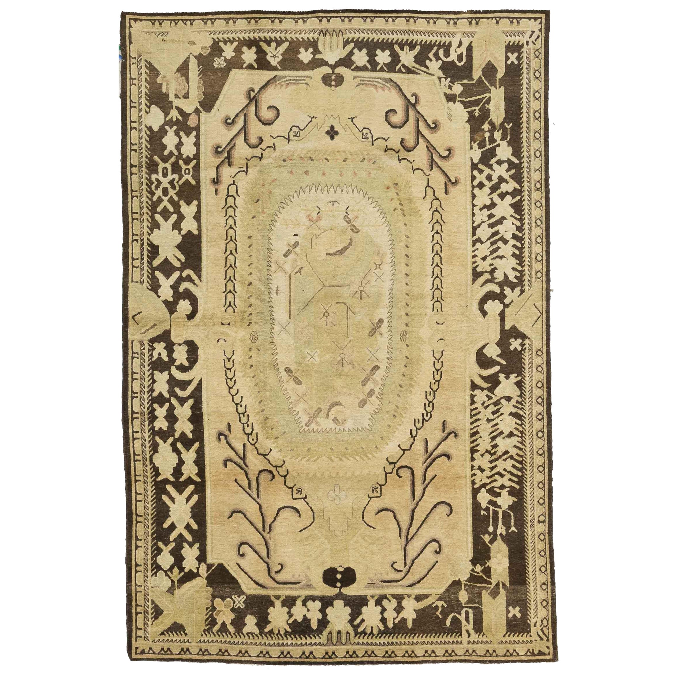 Russian Khotan Area Rugs - 11706 For Sale