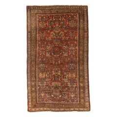 Persischer Bijar Kleiner Teppich - Wolle Rot 10325