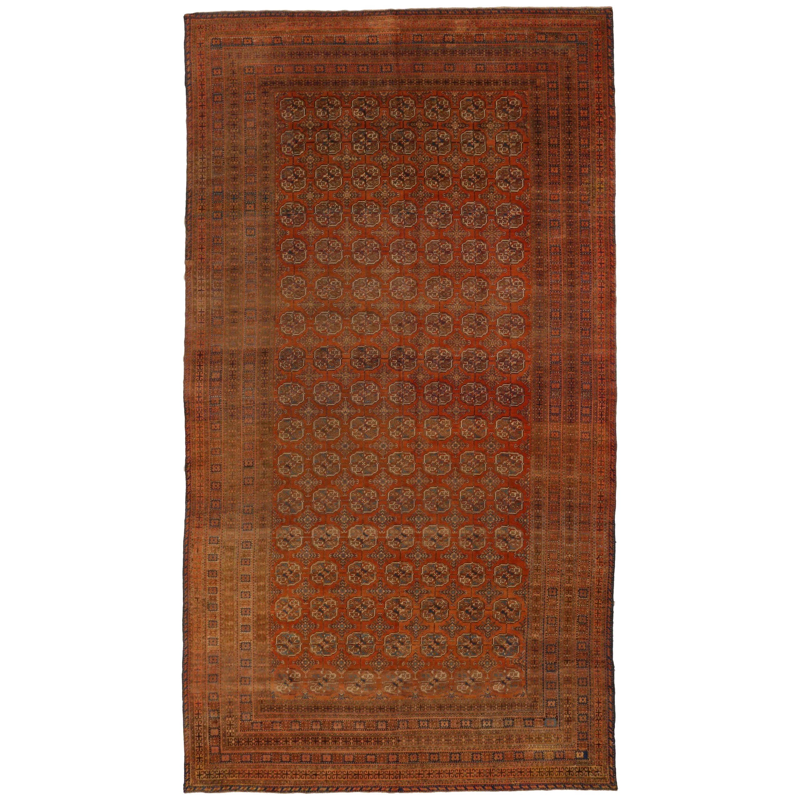 Tapis russes Khotan rouge laine 10326