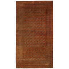 Tapis russes Khotan rouge laine 10326