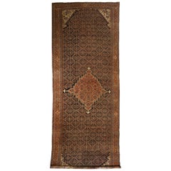 Persian Sultanabad Over Size Rug Circa 1880 - Wool Navy Blue Red 10336