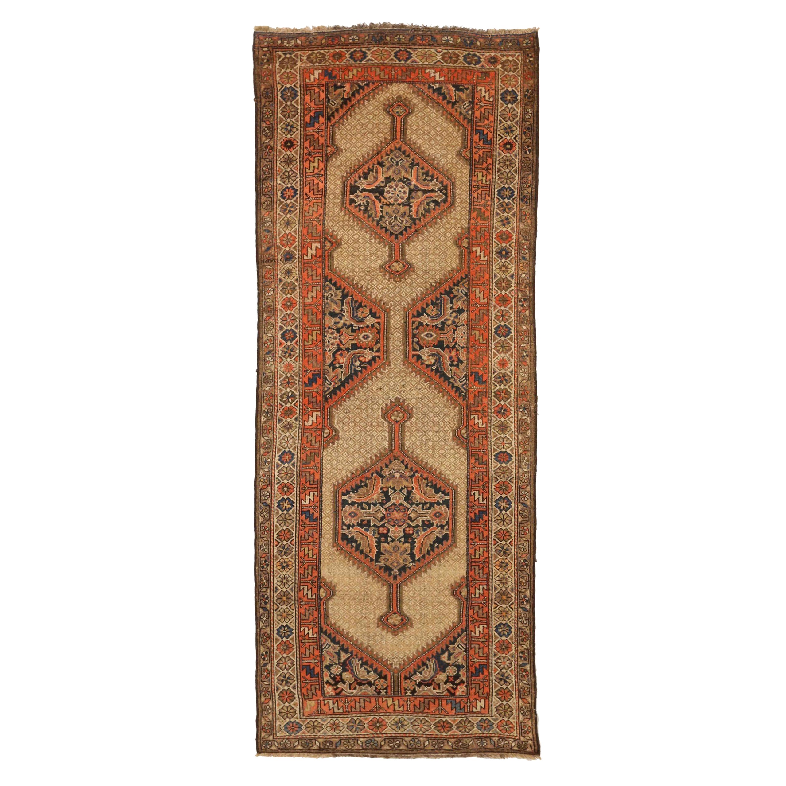 Persian Malayer Runner Rug - 10362 For Sale