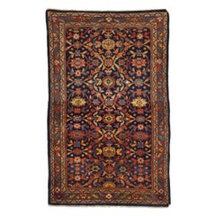 Persian Sultanabad Small Rug - Wool Navy Blue 10427