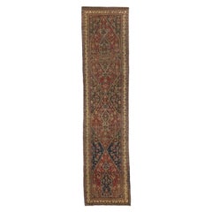 Tappeto Persiano Bijar - Lana Blu Navy Rosso 10431