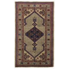 Petit tapis persan Sarab - Laine ivoire 10435