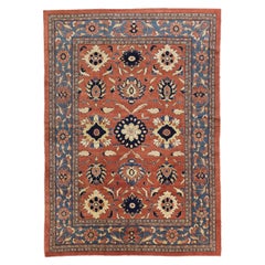 Persische Mahal-Teppiche um 1910 - Wolle rotes Design - 10445