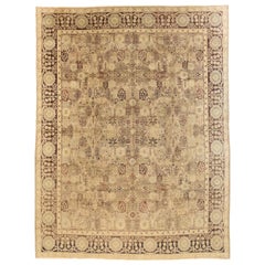 Afghanistan Oushak-Teppiche Circa 1940 - Wolle Elfenbein Design - 10604