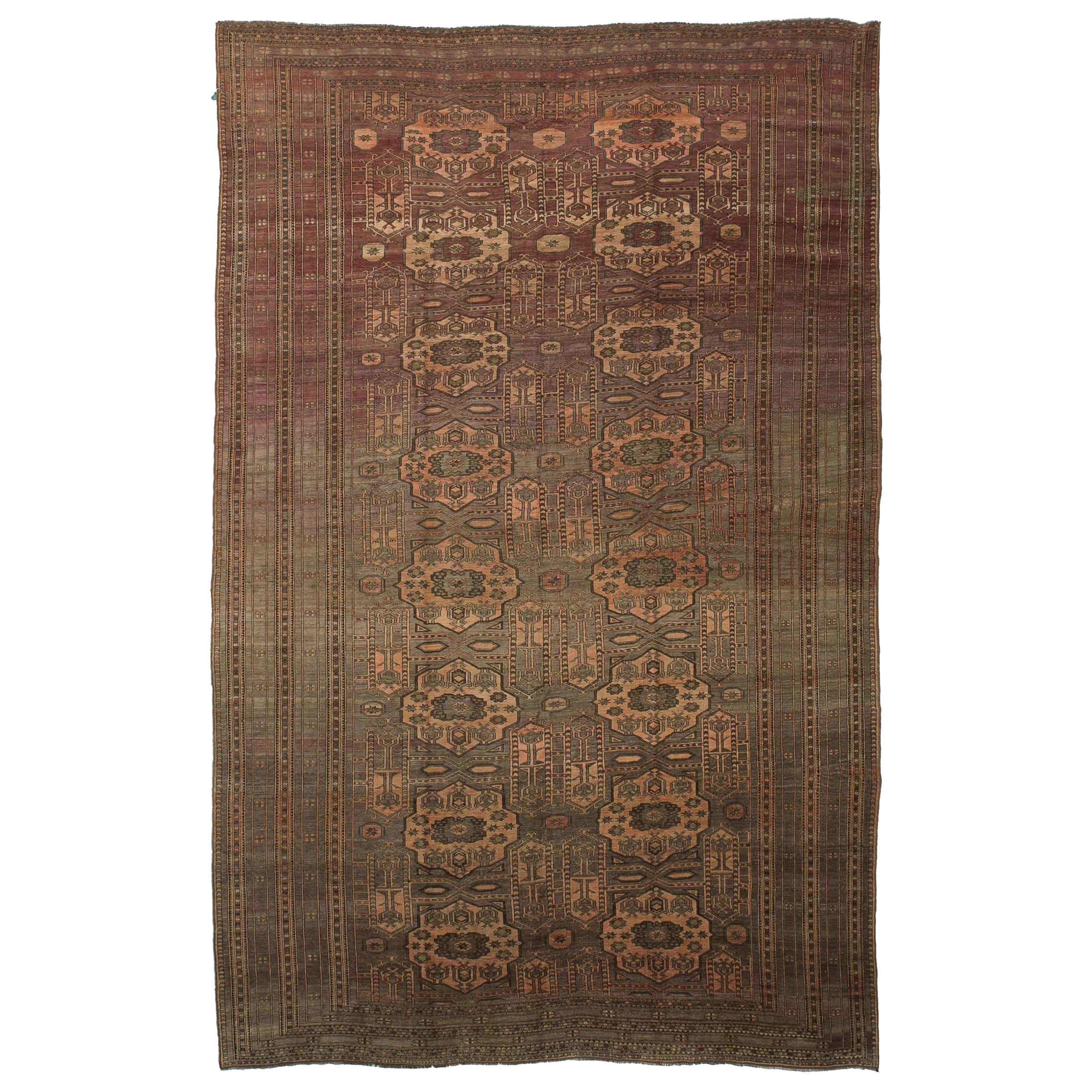 Afghanistan Afghan Area Rugs - Wool Brown 10622