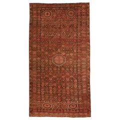 Afghanistan Afghan Area Rugs Circa 1910 - Wool Brown Pink Red 10598