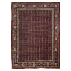 Tapis persan Bijar Over Size - Laine rouge 10628