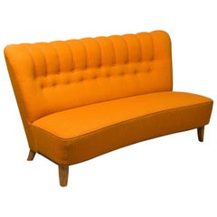 Danish Armless Settee