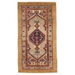 Persische Sarab Bereich Teppiche - Wolle Elfenbein Marineblau Rot Gelb 10637