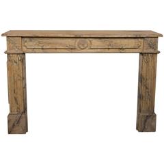 French Faux Marble Mantel 4