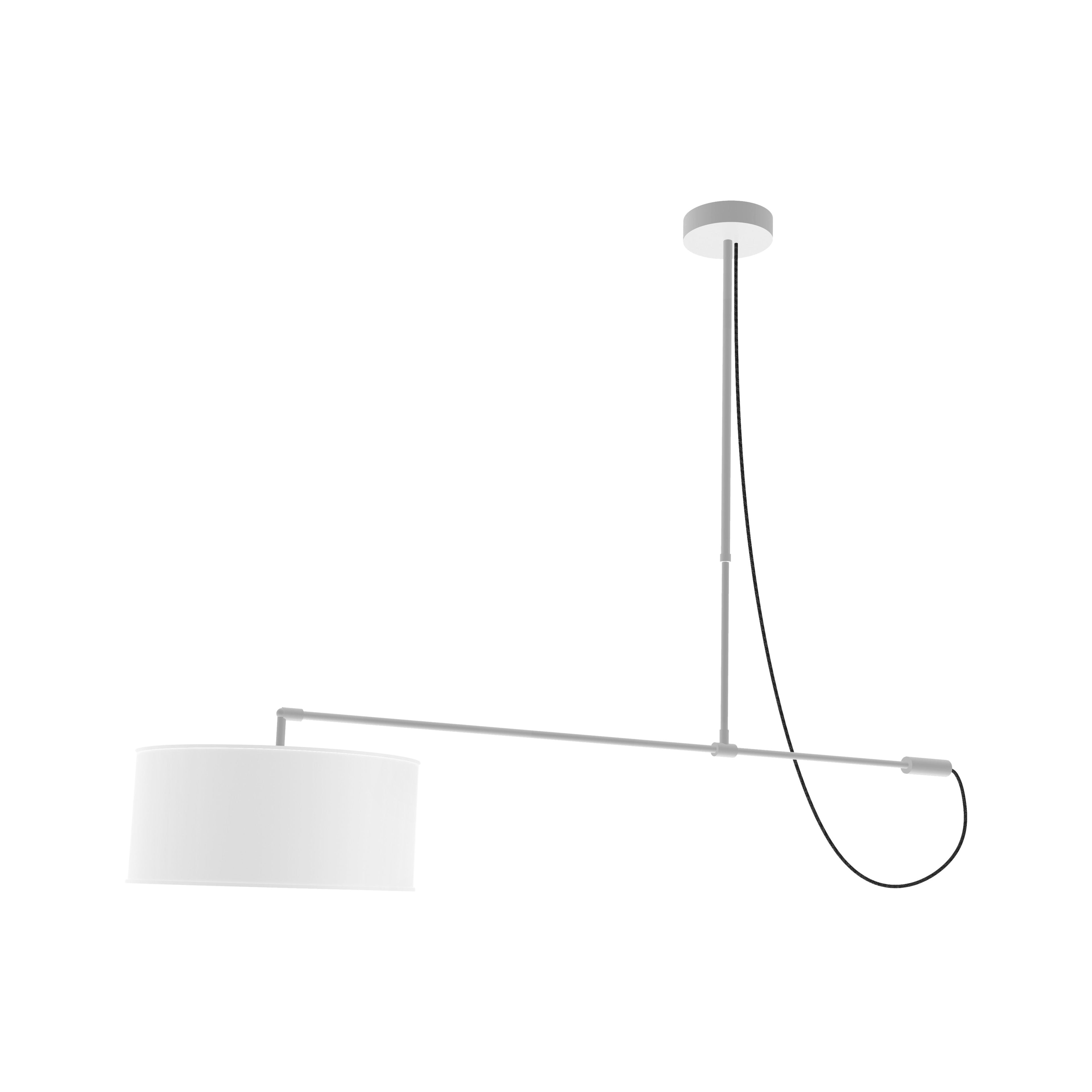 Mattweiße Raisa-Hängeleuchte von Robin Lamps