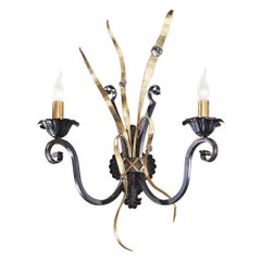 Lampada da parete Fleur Fiamme di MM Lampadari