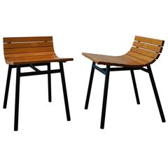 1950s Vista Furniture Company Chairs Low Stools